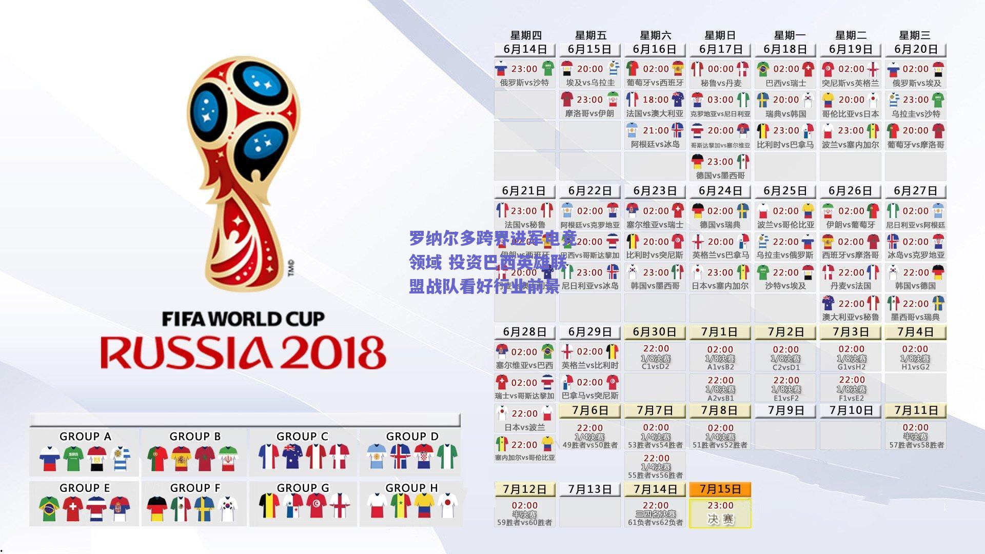 罗纳尔多跨界进军电竞领域 投资巴西英雄联盟战队看好行业前景